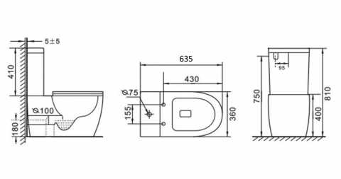 COSENZA Rimless Toilet Suite 2