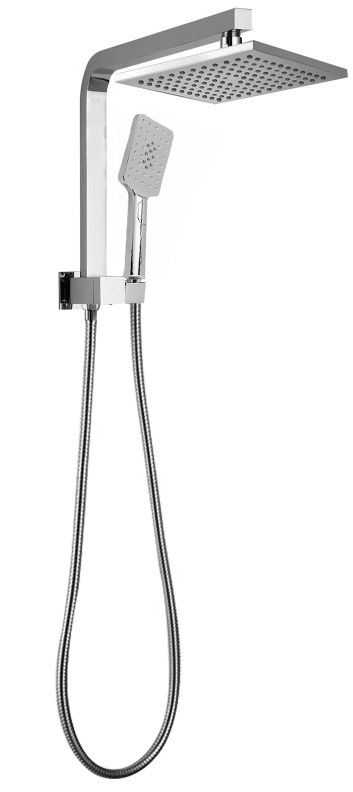 8'' Square Chrome Shower Station Top Water Inlet
