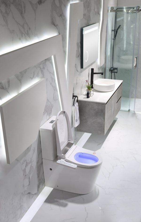 MEDINA-MEZIO Toilet Suite with Electric Bidet Seat 2