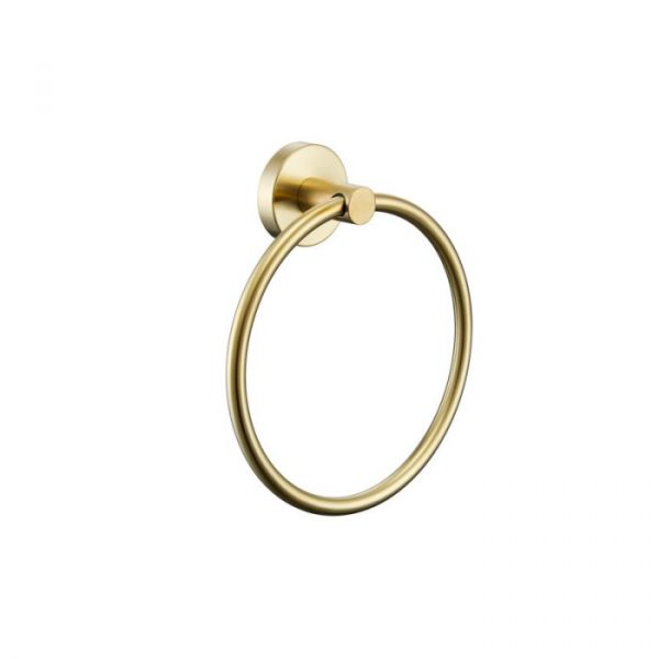 RUND Brushed Gold Hand Towel Ring