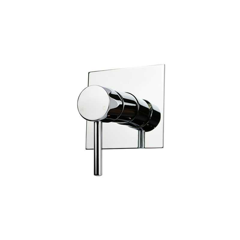 RUND Chrome Wall Mixer (Square Plate)