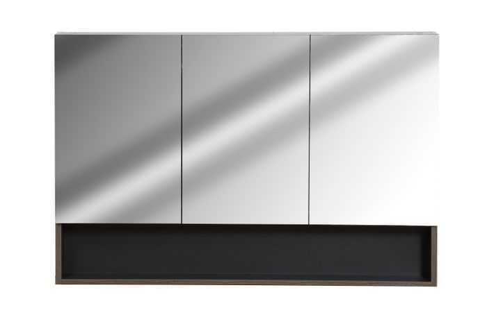 MAXIMO 1200mm Amazon Grey Shaving Cabinet with Shelf