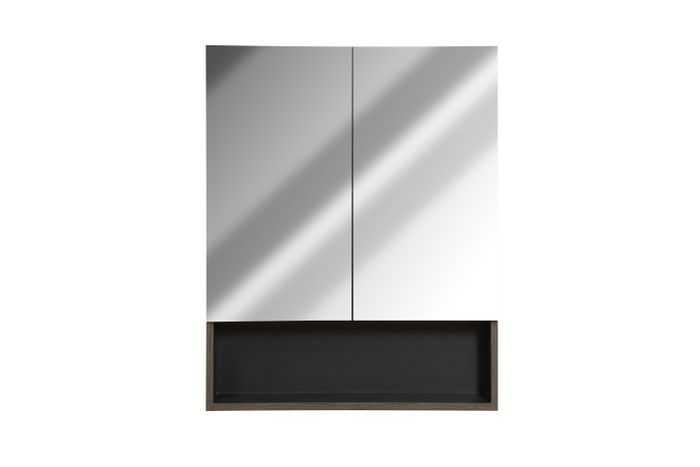 MAXIMO 900mm Amazon Grey Shaving Cabinet with Shelf