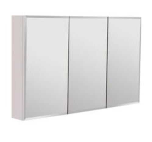 1200mm Shaving Cabinet with Bevelled Edge and Glass Shelves