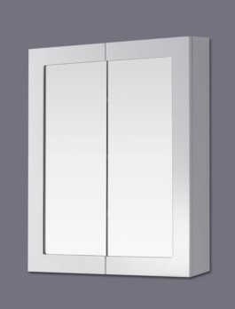 900mm White Framed Shaving Cabinet