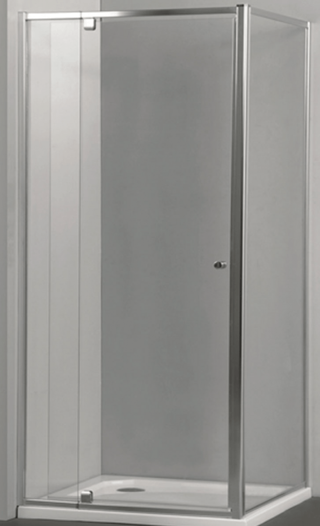 Semi-Frameless L-Shape Pivot Door Shower