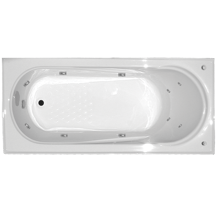1530mm ALLURA Drop-In Spa Bath