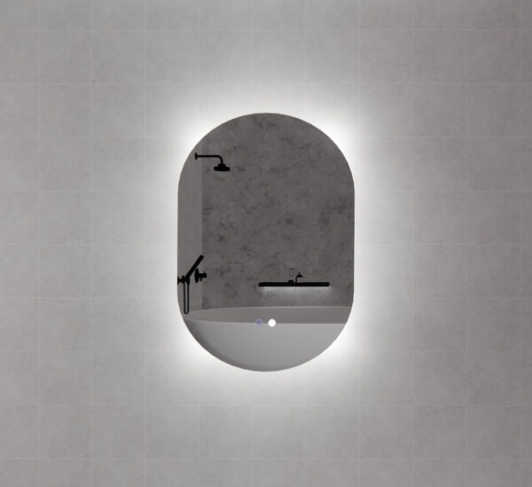 Frameless LED Oval Mirror(450-1200)mm