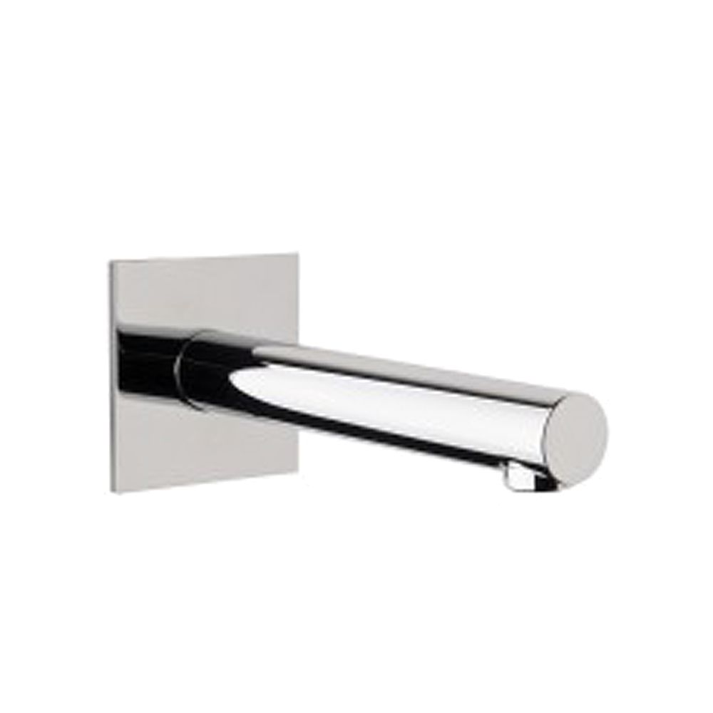 RUND Chrome Wall Spout (Square Plate)