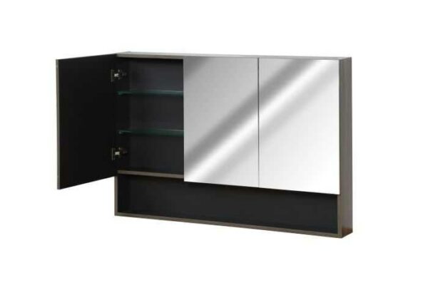 MAXIMO 1200mm Amazon Grey Shaving Cabinet with Shelf 3