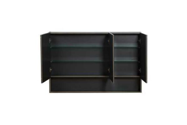MAXIMO 1200mm Amazon Grey Shaving Cabinet with Shelf 4