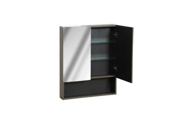 MAXIMO 900mm Amazon Grey Shaving Cabinet with Shelf 2