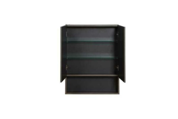 MAXIMO 900mm Amazon Grey Shaving Cabinet with Shelf 3