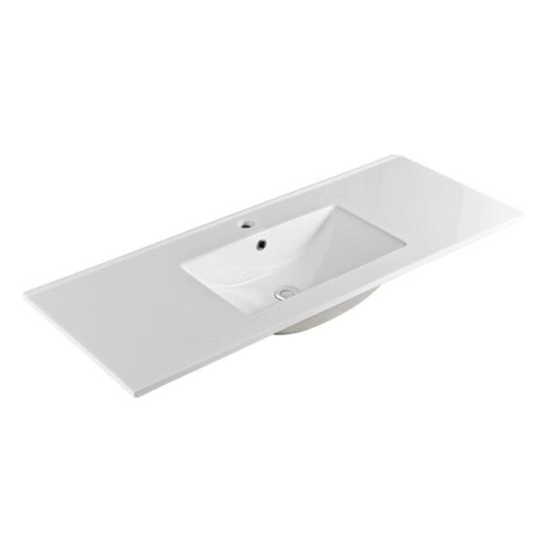 1200mm ACACIA Matte White Waterproof Wall Hung Vanity (Single Bowl) 7