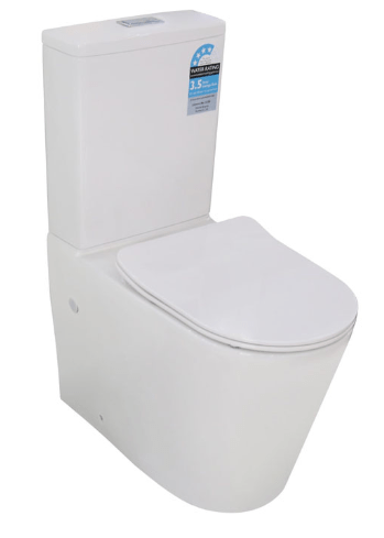 Rimless Flush Toilet Suite