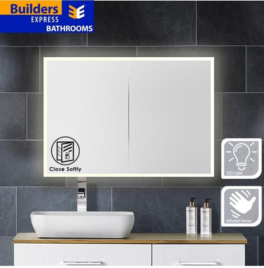 OCEANIA 900mm LED Mirror Cabinet