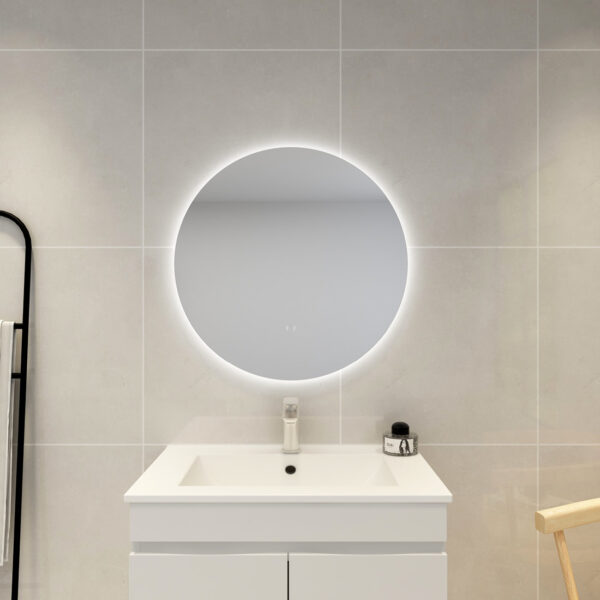 Touchless Round LED Backlit Mirror(600-900)mm 2