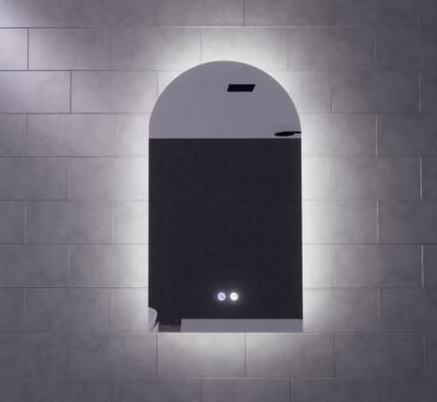 Frameless LED Uni-Arch Mirror (450-600)mm