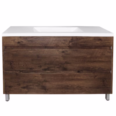 1200mm Dark Oak Drawer Vanity on Legs