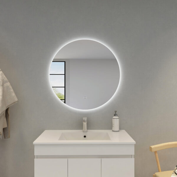 Touchless Round LED Backlit Mirror(600-900)mm 7