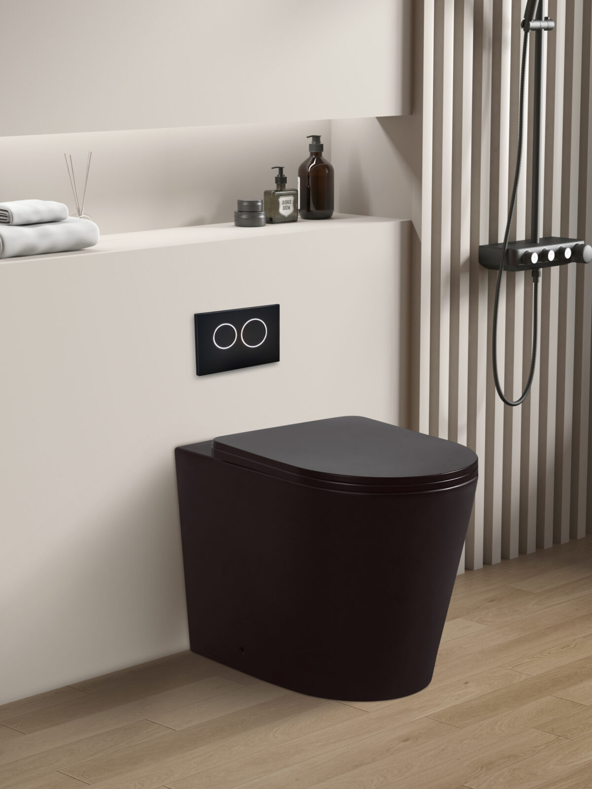 AVIS Rimless Back to Wall Toilet Suite