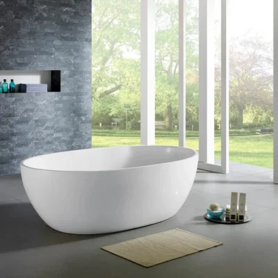 NOAH GLOSS WHITE FREESTANDING BATHTUB