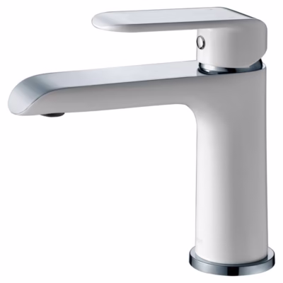 Kara Basin Mixer CHROME & WHITE