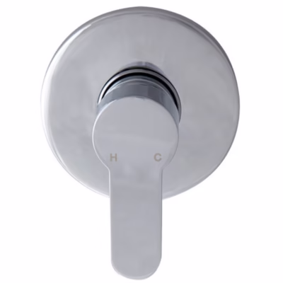Maya Round Spoon Shaped Handle Wall Mixer CHROME