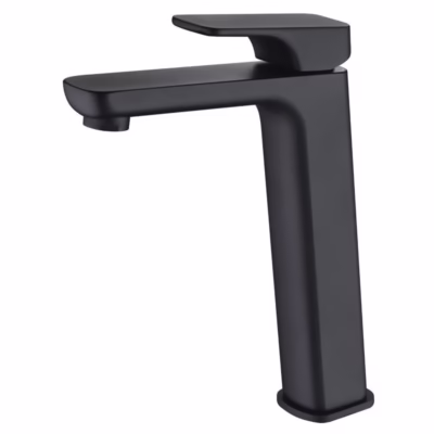 Eden Matte Black Tall Basin Mixer