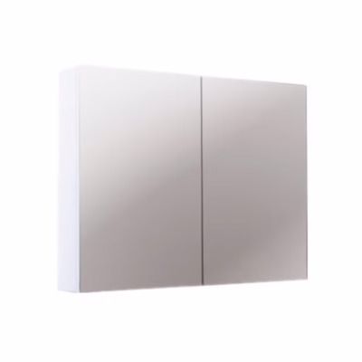 900mm PVC Shaving Cabinet with Pencil Edge (750mm height)