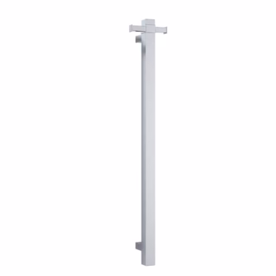 Santorini Chrome Vertical Heated Towel Rail