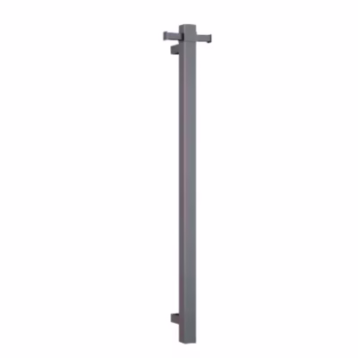 Santorini Gun Metal Vertical Heated Towel Rail