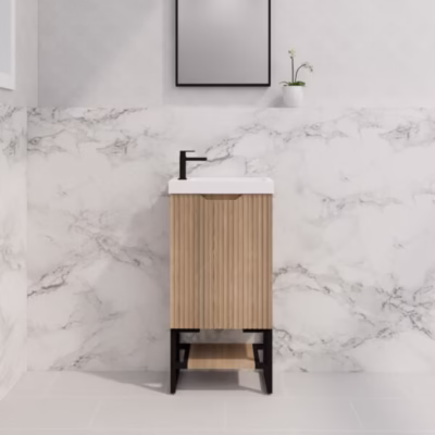 Vienna American Oak 450mm Vanity on Legs