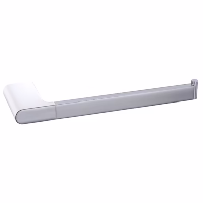 Cora Towel Bar CHROME & WHITE