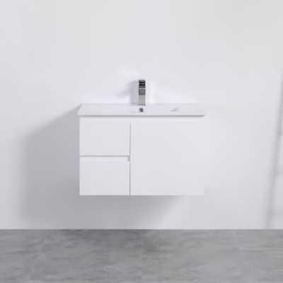 750MM Alpha Wall Hung PVC Waterproof Vanity (L Hand Drawer)