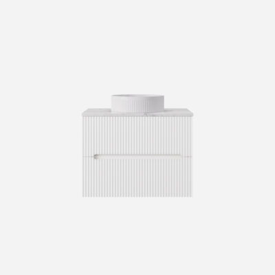 750MM Cabarita Wall Hung PVC Cabinet Matte White
