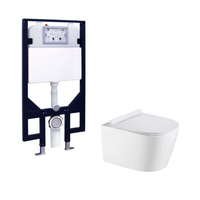 Agena R&T Inwall Wall Hung Toilet Suite