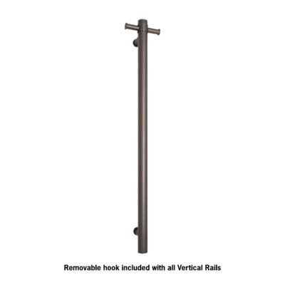 Thermorail Straight/Round 12Volt Vertical Bar 900mm 30Watts – Gun Metal