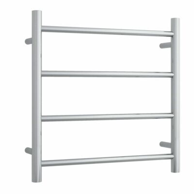 Thermorail Straight/Round 12Volt 550mm 65Watts 4 Bars- Brushed Stainless Steel