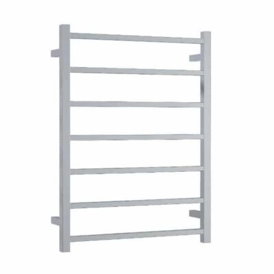 Thermorail Straight/Square 12Volt 800mm 90Watt 7 Bars – Chrome