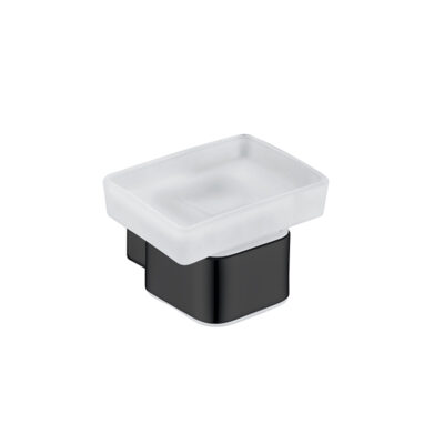 SS ECKIG Black Soap Dish