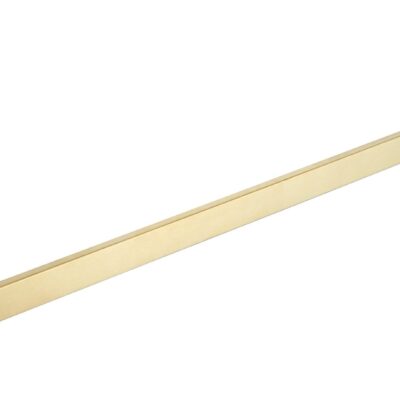 SS RUND Brushed Gold 800mm Single Towel Rail