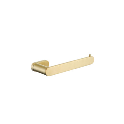 SS RUND Brushed Gold Toilet Roll Holder