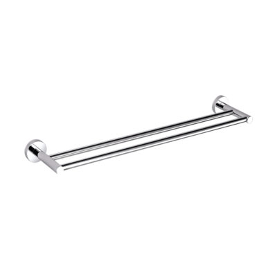 750mm Round Double Towel Rail (Chrome) 400 Series
