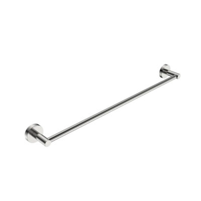 RUND 640mm Brushed Nickel Single Towel Rail
