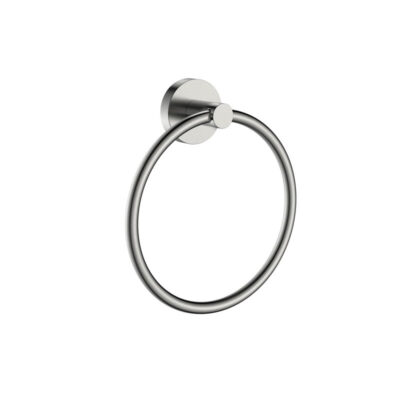 RUND Brushed Nickel Hand Towel Ring