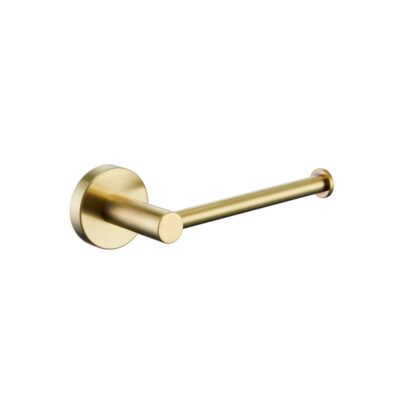 RUND Brushed Gold Toilet Roll Holder