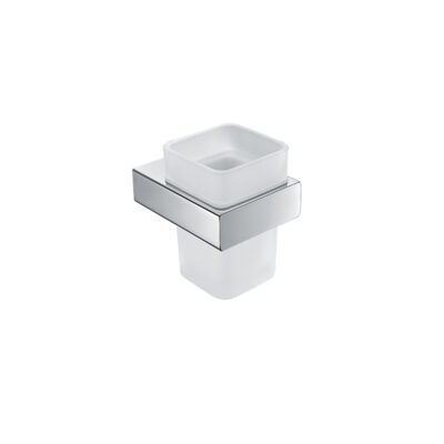 KOMPAKT ECKIG Chrome Tumbler Holder