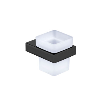 KOMPAKT ECKIG Black Tumbler Holder