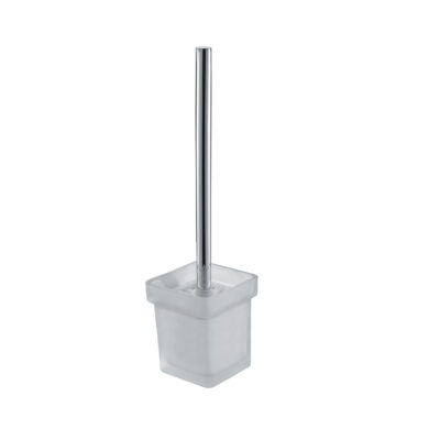 KOMPAKT ECKIG Chrome Toilet Brush Holder